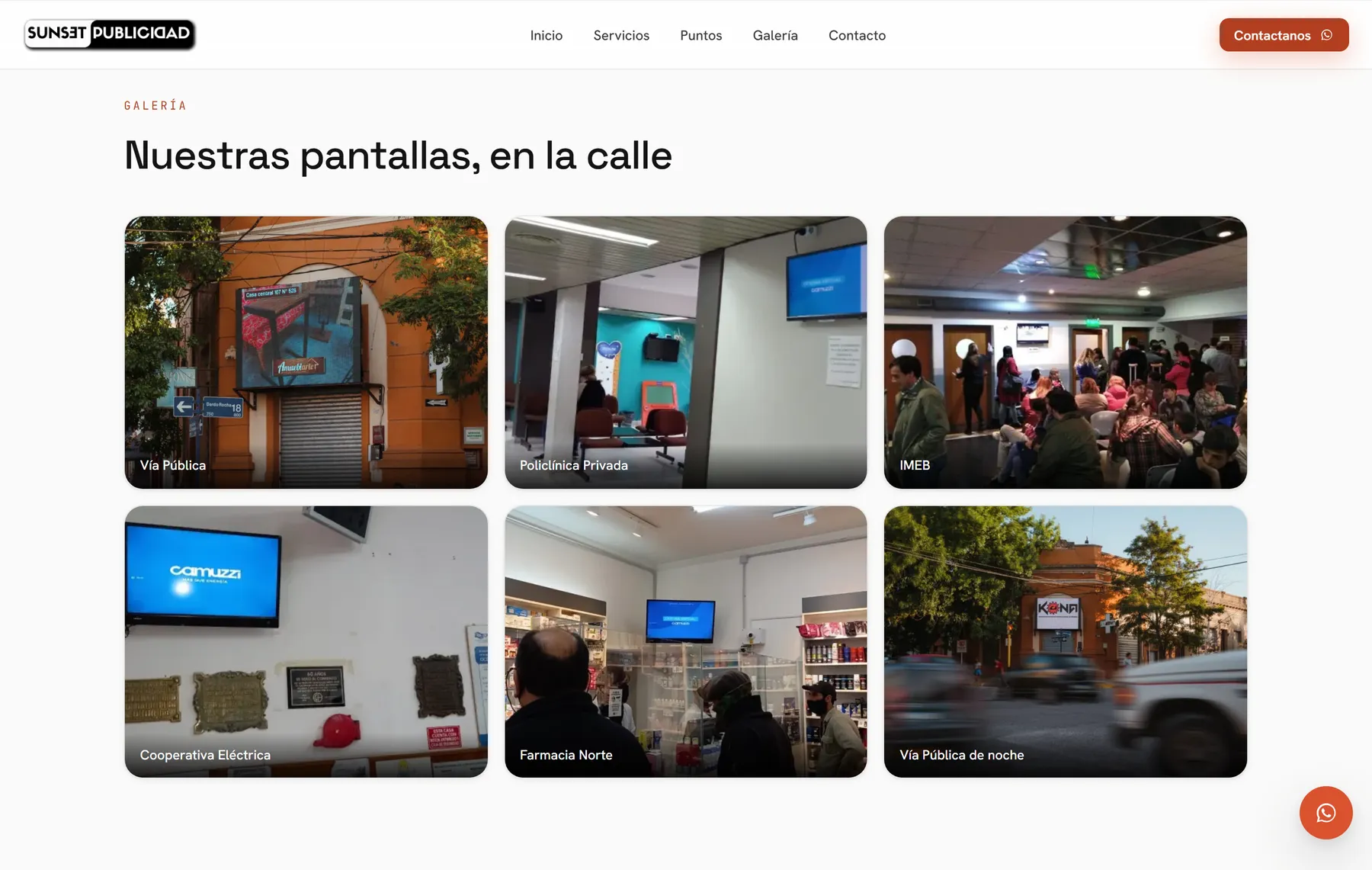 Sunset Publicidad — captura 3